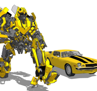 精细机器人模型变形金刚 (16)